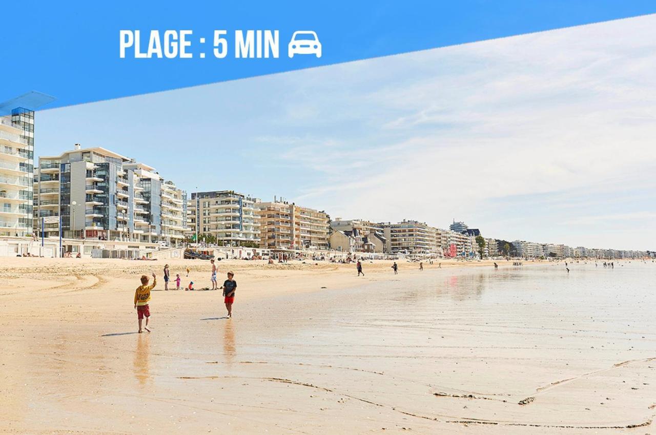 Appartement La Baule Pornichet Terrasse - Cuisine - Calme - Wifi - Parking Gratuit Екстериор снимка
